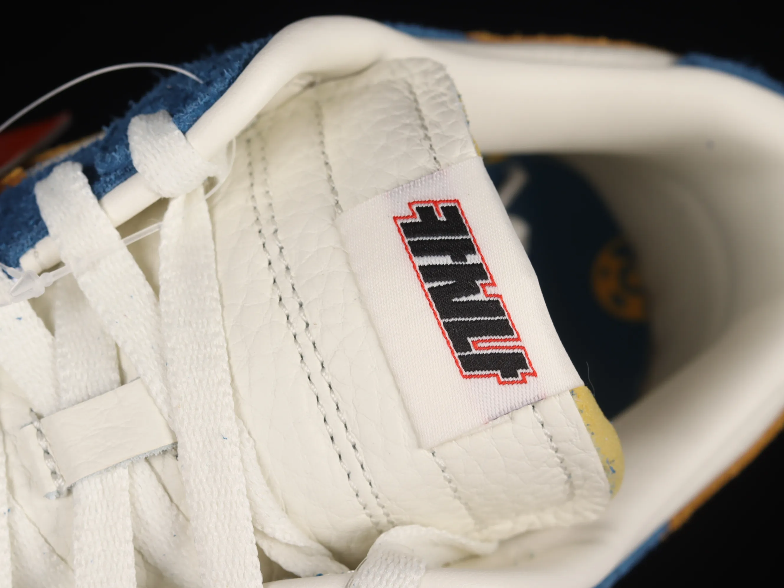 All categories Nk SB Dunk Series Nk SB Dunk Low low-top sneakers M version pure original Kasina x Nk SB Dunk Low joint model blue and yellow retro low-top casual sports skateboard shoes CZ6501-100